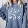 Nail Tech Graduation Nail Technician Nail Tech Comfort Colors Sweatshirt Blue Jean