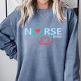 New Nurse Est 2018 T-Shirt Nursing School Graduation Comfort Colors Sweatshirt Blue Jean