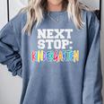 Next Stop Kindergarten Tshirt For Preschool Graduation Comfort Colors Sweatshirt Blue Jean