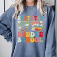 Next Stop Middle School Elementary School Graduation 2025 Comfort Colors Sweatshirt Blue Jean