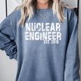 Nuclear Engineer Graduation Shirt New Nuclear Engineer Comfort Colors Sweatshirt Blue Jean
