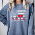 Nurse 2018 American Flag Tee Nursing School Graduation Comfort Colors Sweatshirt Blue Jean