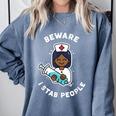 Nurse & Graduation Comfort Colors Sweatshirt Blue Jean