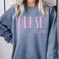 Nurse Est 2018 New Nurse Graduation Shirt Comfort Colors Sweatshirt Blue Jean