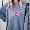 Nurse Graduation RN Nursing School Nurse Established 2023 Comfort Colors Sweatshirt Blue Jean