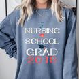 Nurse Pinning Ceremony Nursing School 2018 Graduation Shirt Comfort Colors Sweatshirt Blue Jean