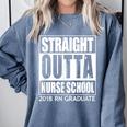 Nurse School 2018 RN Graduation Nursing Graduate Shirt Comfort Colors Sweatshirt Blue Jean