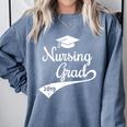 Nursing Graduate Grad 2019 Nurses Graduation Comfort Colors Sweatshirt Blue Jean