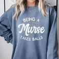 Nursing Male Nurse Murse RN Graduation Week Idea Comfort Colors Sweatshirt Blue Jean