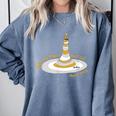 Oh The Places You’Ll Go 2025 Graduation Comfort Colors Sweatshirt Blue Jean