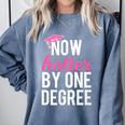 One Degree Hotter Class Of 2018 Graduation T-Shirt Comfort Colors Sweatshirt Blue Jean