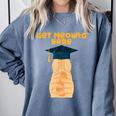 Orange Tabby Cat Graduation Distressed Shirt For Grads For Men Women Girls Kids Comfort Colors Sweatshirt Blue Jean