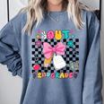 Peace Out 2nd Grade Graduation Last Day School Second Grade Comfort Colors Sweatshirt Blue Jean