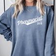 Pharmacist 2019 Pharmacy Pharmd Student Graduation Comfort Colors Sweatshirt Blue Jean