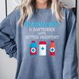 Pharmacist T-Shirt Gag Graduation PharmD Comfort Colors Sweatshirt Blue Jean