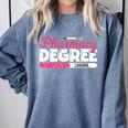 Pharmacy Degree Loading Future Pharmacist Graduation Comfort Colors Sweatshirt Blue Jean