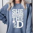 PhD Doctorate Husband Boyfriend PhD Graduation Comfort Colors Sweatshirt Blue Jean