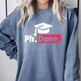 PhD Graduation T Shirt PhDone Tee For Graduates Comfort Colors Sweatshirt Blue Jean