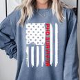 PhD Survivor Graduation American Flag Shirt Degree Tee Women Kids Men Comfort Colors Sweatshirt Blue Jean