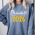 Phinally Done 2026 Doctorate PhD PhD Graduation 2026 Comfort Colors Sweatshirt Blue Jean
