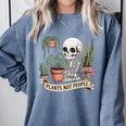 Plant Introvert Gardener Houseplant Botanical Women Men Kids Comfort Colors Sweatshirt Blue Jean Plant Introvert Gardener Houseplant Botanical Women Men Kids Comfort Colors Sweatshirt Blue Jean