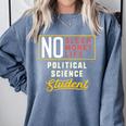 Political Science Major Student Shirt Graduation Comfort Colors Sweatshirt Blue Jean