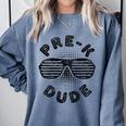 Pre-K Dude Shirt Boy Girl Graduation Back To School Comfort Colors Sweatshirt Blue Jean
