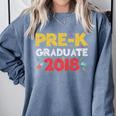 Pre-K Graduate Grad 2018 Graduation Shirt Comfort Colors Sweatshirt Blue Jean