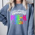 Pre-K Graduation Class Of 2026 Pre-K Graduated 2026 Comfort Colors Sweatshirt Blue Jean