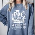 Preschool 2022 Graduate Pandemicstyle Prek3 Prek4 Graduation Comfort Colors Sweatshirt Blue Jean