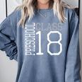 Preschool Class Of 2018 Cute Graduation Comfort Colors Sweatshirt Blue Jean