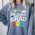 Preschool Graduation 2018 Last Day School Pre K Comfort Colors Sweatshirt Blue Jean