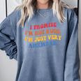 I Promise I'm Not Rude I'm Just Very Awkward Introvert Comfort Colors Sweatshirt Blue Jean I Promise I'm Not Rude I'm Just Very Awkward Introvert Comfort Colors Sweatshirt Blue Jean