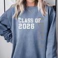 Proud Abuela Of A 2026 Graduate Grad Senior Graduation Comfort Colors Sweatshirt Blue Jean