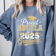 Proud Abuela Of a Class Of 2025 Graduate Senior Graduation Comfort Colors Sweatshirt Blue Jean