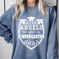 Proud Abuelo Of a Kindergarten Grad Grandpa Graduation Shirt Comfort Colors Sweatshirt Blue Jean