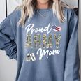 Proud Army Mom Army Graduation Mom US Army Mom Comfort Colors Sweatshirt Blue Jean