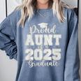 Proud Aunt Of a 2025 Graduate Grad Prom Senior Graduation Premium Tri-Blend Comfort Colors Sweatshirt Blue Jean