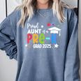 Proud Aunt Of A Pre-K 2025 Graduate Class Of 2025 Graduation Comfort Colors Sweatshirt Blue Jean