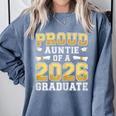 Proud Auntie Of A 2026 Graduate Shirt Class 2026 Graduation Comfort Colors Sweatshirt Blue Jean