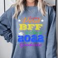 Proud Bff Of 2022 Graduate Class 2022 Graduation Family Comfort Colors Sweatshirt Blue Jean
