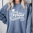 Proud Boyfriend Of A Graduate 2019 Family Graduation Shirts Comfort Colors Sweatshirt Blue Jean