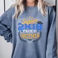 Proud Brother Of A 2018 Senior Shirt Graduation Grad 2K18 Comfort Colors Sweatshirt Blue Jean