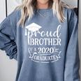 Proud Brother Of a 2020 Graduate Graduation Class Comfort Colors Sweatshirt Blue Jean