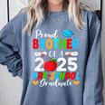 Proud Brother Of a 2025 Preschool Graduate Graduation Comfort Colors Sweatshirt Blue Jean