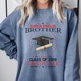 Proud Brother The Class Of 2019 Graduate Graduation Shirt Comfort Colors Sweatshirt Blue Jean