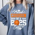 Proud Cousin Of A 2025 Senior Basketball Graduation Comfort Colors Sweatshirt Blue Jean