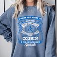 Proud Of Cousin Police Academy Graduation Shirt Comfort Colors Sweatshirt Blue Jean