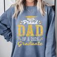 Proud DAD Of a 2026 Graduate Class Senior Graduation Comfort Colors Sweatshirt Blue Jean