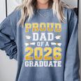 Proud Dad Of A 2026 Graduate Shirt Class Of 2026 Graduation Comfort Colors Sweatshirt Blue Jean